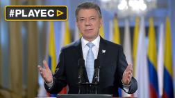 Santos: "Hoy podemos decir que se acabó la guerra en Colombia"