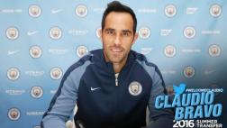Manchester City confirmó fichaje del chileno Claudio Bravo