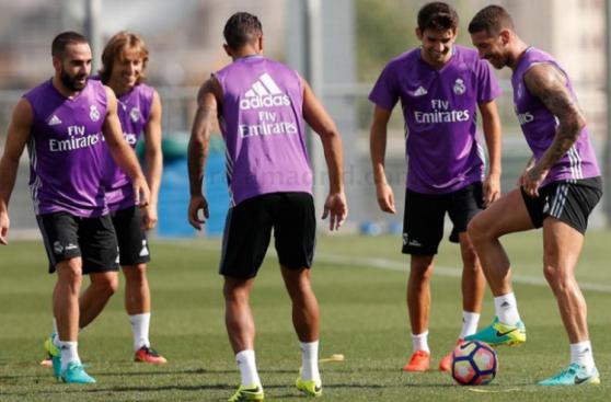 Cristiano Ronaldo y Bale entrenaron antes de viajar a Mónaco