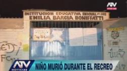 Puente Piedra: niño de 6 años murió dentro de colegio
