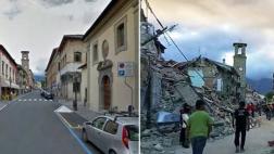 Italia: Las fotos del antes y después de los pueblos destruidos