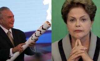 Temer recibe antorcha paralímpica mientras Dilma está en vilo