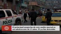 Callao: taxista fue asesinado de tres balazos por menor de edad