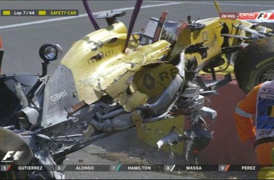 F1: Kevin Magnussen sufrió terrible accidente en GP de Bélgica