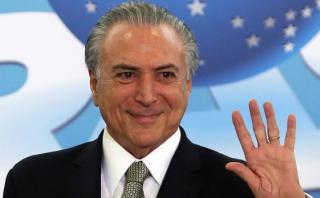 Temer acompaña el juicio contra Dilma con "tranquilidad"