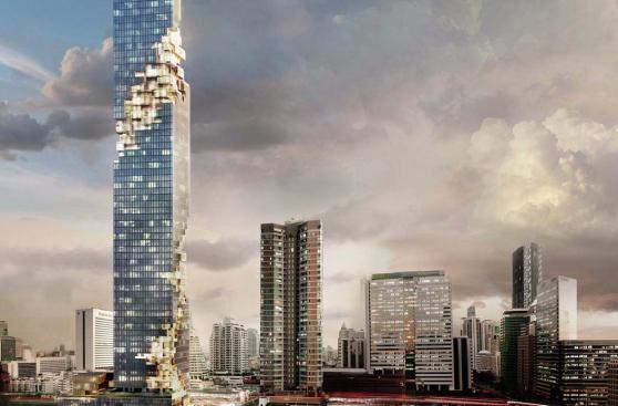 MahaNakhon: Conoce este impresionante rascacielos 'pixeleado'