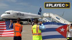Las cifras del histórico vuelo comercial entre EE.UU. y Cuba