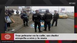 VES: chofer arrolla a otro conductor tras pelear en vía pública