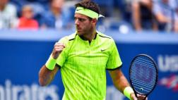Del Potro avanzó a cuartos del US Open tras retiro de Thiem