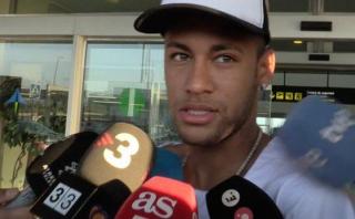 Neymar retornó a Barcelona y espera debutar este fin de semana