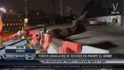 Surco: próxima etapa de prueba de desvíos desde el jueves 15
