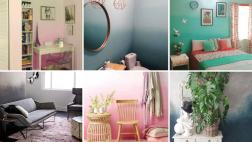 DIY: Dale vida a tus habitaciones con una pared en degradé
