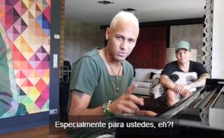 Neymar se lanzó como cantante y lo muestra en video de Facebook