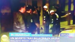 Breña: presunto 'raquetero' falleció durante balacera