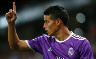 Real Madrid: James marcó golazo luego de superar a dos rivales