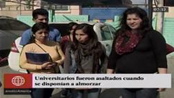 SJM: roban equipos audiovisuales a estudiantes universitarios