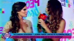 Jazmín Pinedo y Alejandra Baigorria: así fue su reencuentro