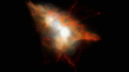 Revelan el secreto tras el brillo de una gran mancha espacial