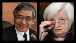 ¿Qué políticas monetarias se tomaron en EE.UU y Japón?