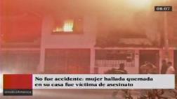 Comas: sospechaban que murió en incendio pero fue asesinada