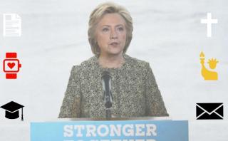 Edad, peso y religión: Hillary Clinton en una foto interactiva