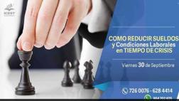 Instituto dicta curso-taller para enseñar a rebajar sueldos