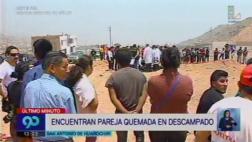 Huarochirí: hallan pareja calcinada a media cuadra de colegio