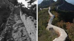 Indignación en China por restauración con cemento de la Muralla