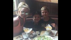 Britney Spears fue asustada por sus hijos y video se hizo viral