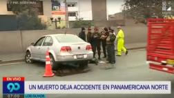Independencia: Un hombre murió en choque en Panamericana Norte