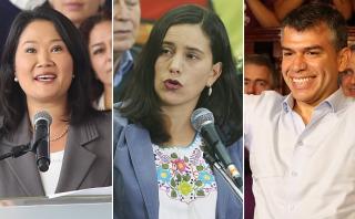 GFK: Keiko, Mendoza y Guzmán, entre los líderes más aprobados