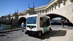 Prueban en París un minibús sin conductor