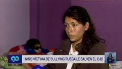 Niño de 10 años víctima de bullying podría perder la vista