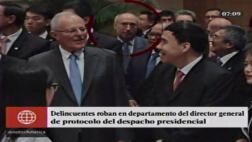 Roban departamento de alto funcionario del despacho de PPK