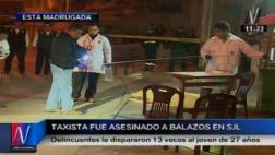 SJL: Sicarios mataron de 13 balazos a mototaxista