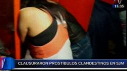 SJM: Clausuran ocho prostíbulos que tenían fachada de bares