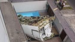 Cabina de avión cayó sobre patio de vivienda en Pueblo Libre