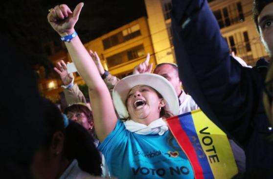 Así celebran los colombianos que rechazaron el acuerdo de paz