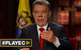 Santos: "No me rendiré, seguiré buscando la paz en Colombia"