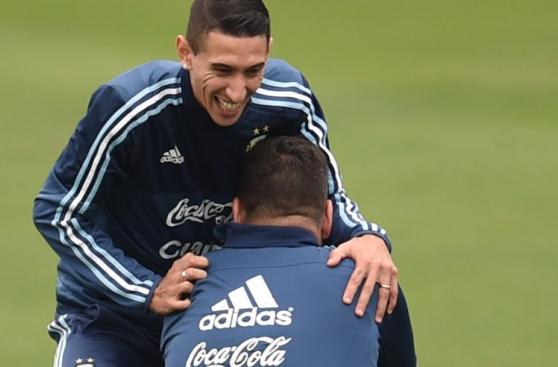 Selección argentina se divirtió en primera práctica en Perú