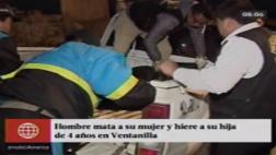 Callao: sujeto asesinó a su pareja e hirió a hija de 4 años