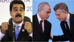 Venezuela: Macri y Temer buscan "destruir" al Mercosur
