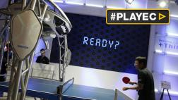 Conoce al único robot que puede enseñarte a jugar ping pong