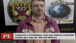 SMP: capturan a estafador ruso buscado por la Interpol