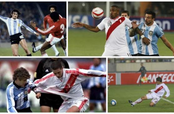 Perú vs. Argentina: el álbum de fotos de un choque con historia