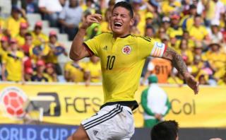 James Rodríguez: se confirmó lesión y no jugará ante Paraguay
