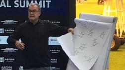 Bielsa cautivó en charla y reveló qué proyecto tiene planeado