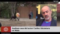 Carlos Alcántara: así fue el robo a su casa en Mala