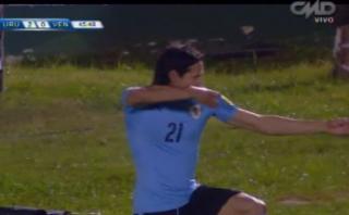 Uruguay: Edinson Cavani sorprendió a Venezuela con este gol