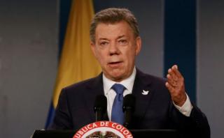 Santos pide "buena voluntad" para continuar proceso de paz